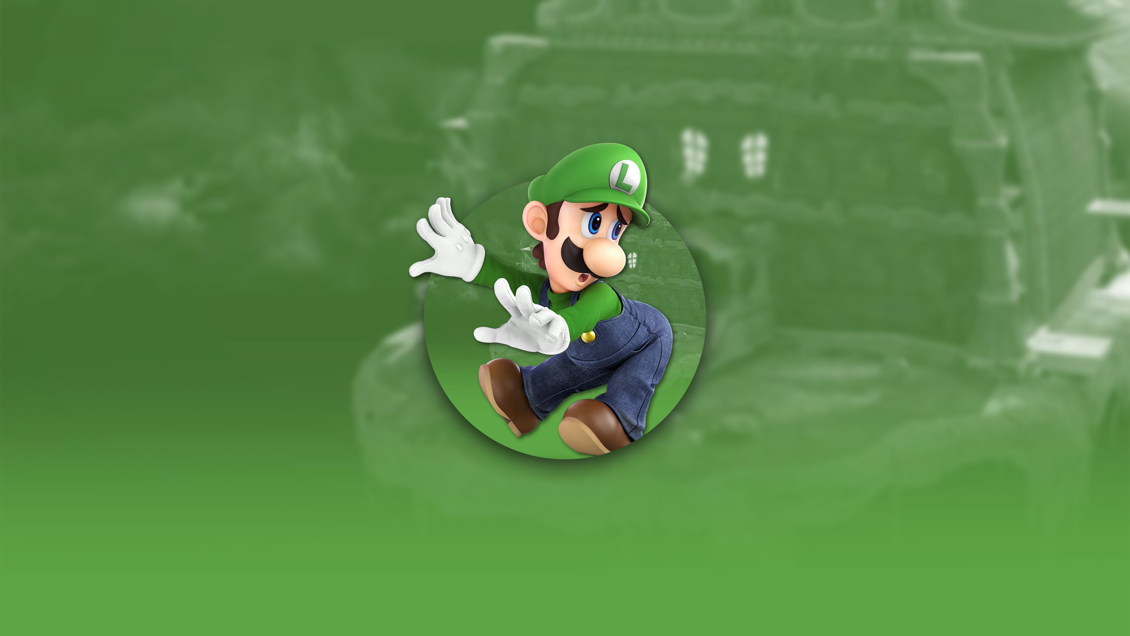 Super Smash Bros Ultimate Luigi UHD 4K Wallpaper