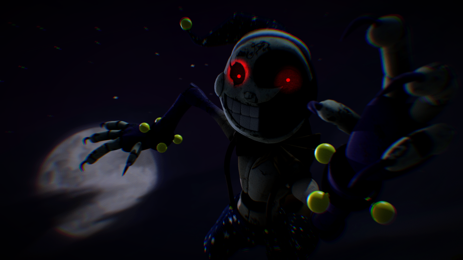 Everyone is a moon, and has a dark side which he never shows to anybody.” (Model by Lukasz). Fnaf art, Fnaf, Lol league of legends
