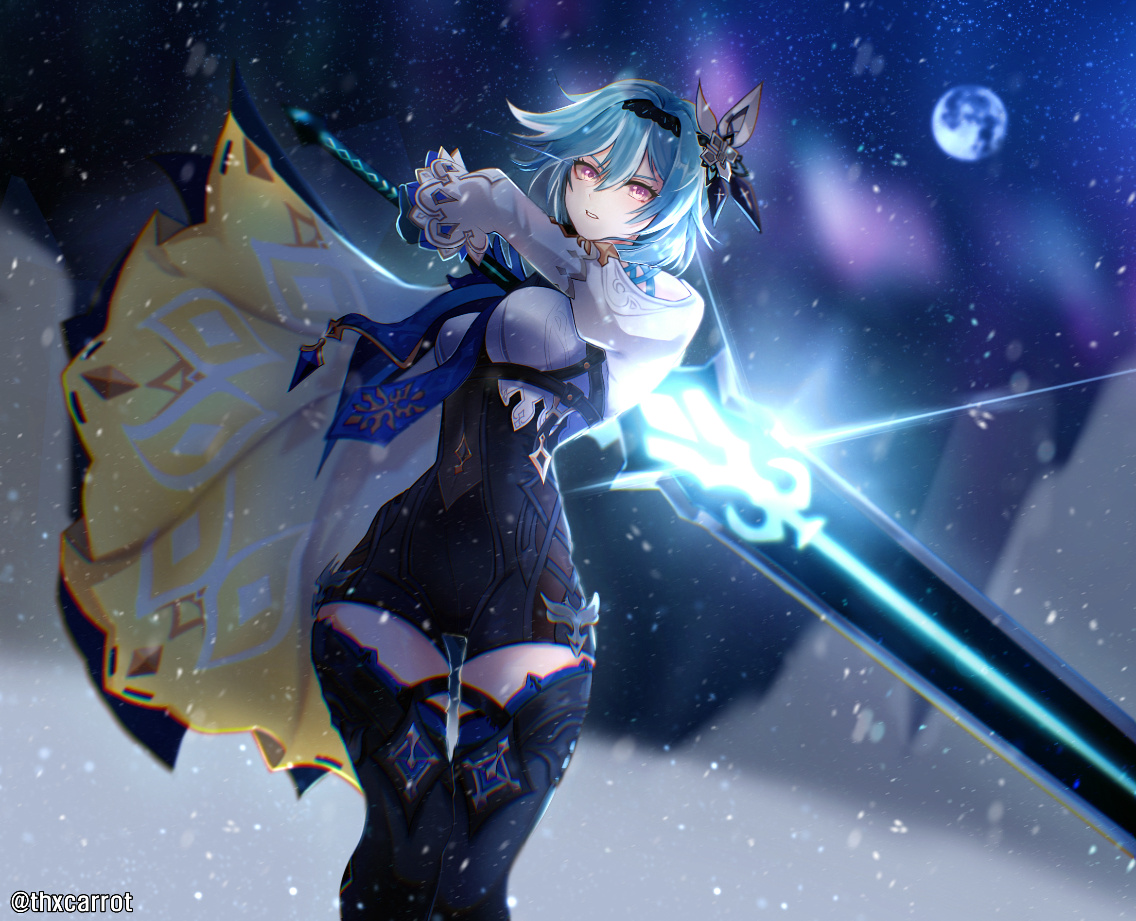 Eula (Genshin Impact) HD Wallpaper