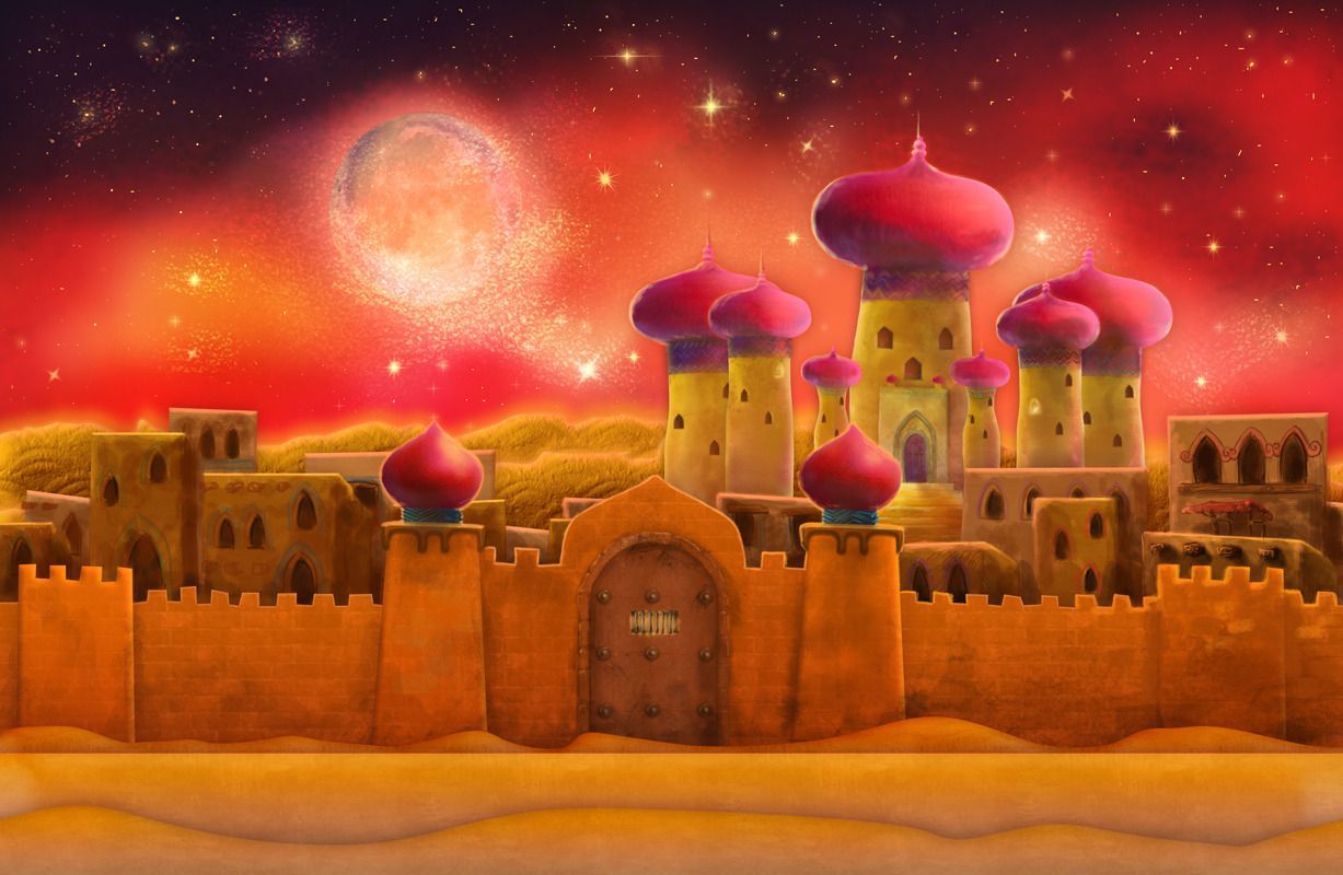 Aladdin castle Picture (big) by Tatiana Adzhaliyska TatAdzh. Castle picture, Aladdin, Digital art gallery