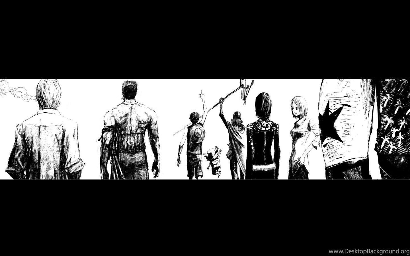 Black One Piece Wallpaper