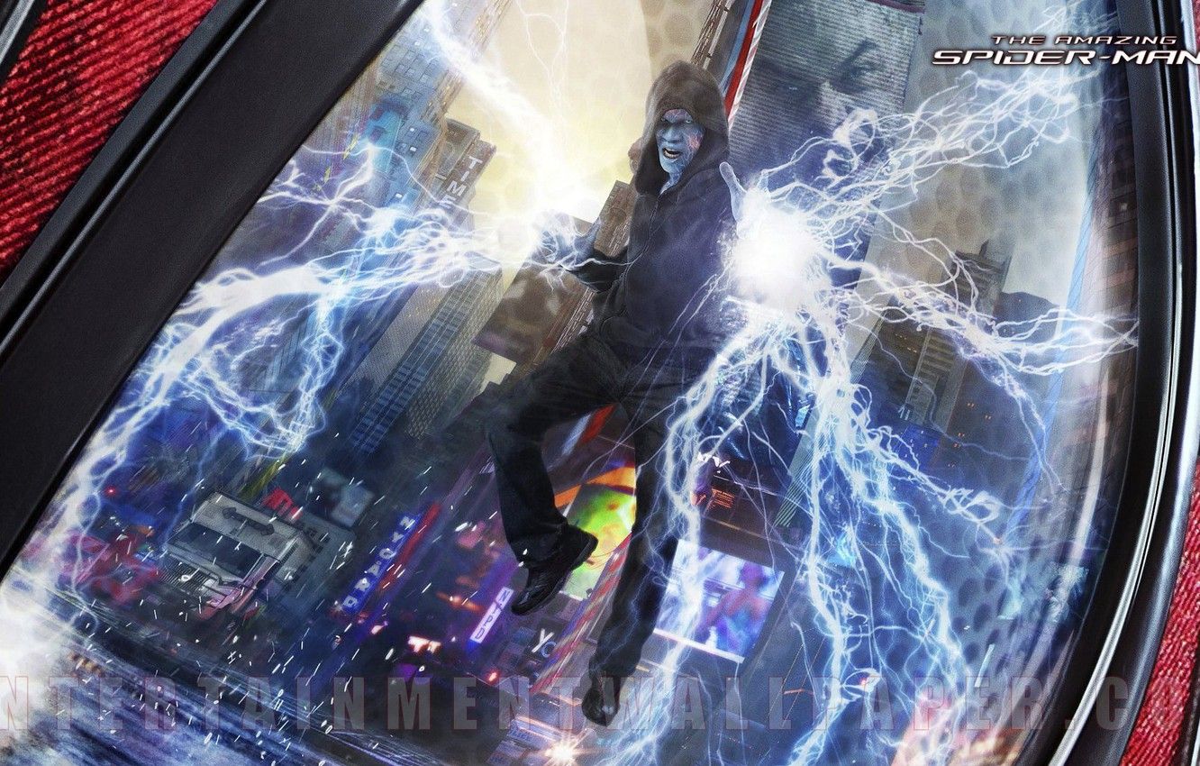 Photo Wallpaper Electro, The Amazing, Jamie Foxx, Spider Spider Man 2 Wallpaper Electro