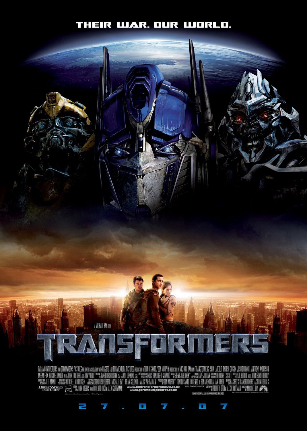 Transformers (movie). Transformers cinematic universe