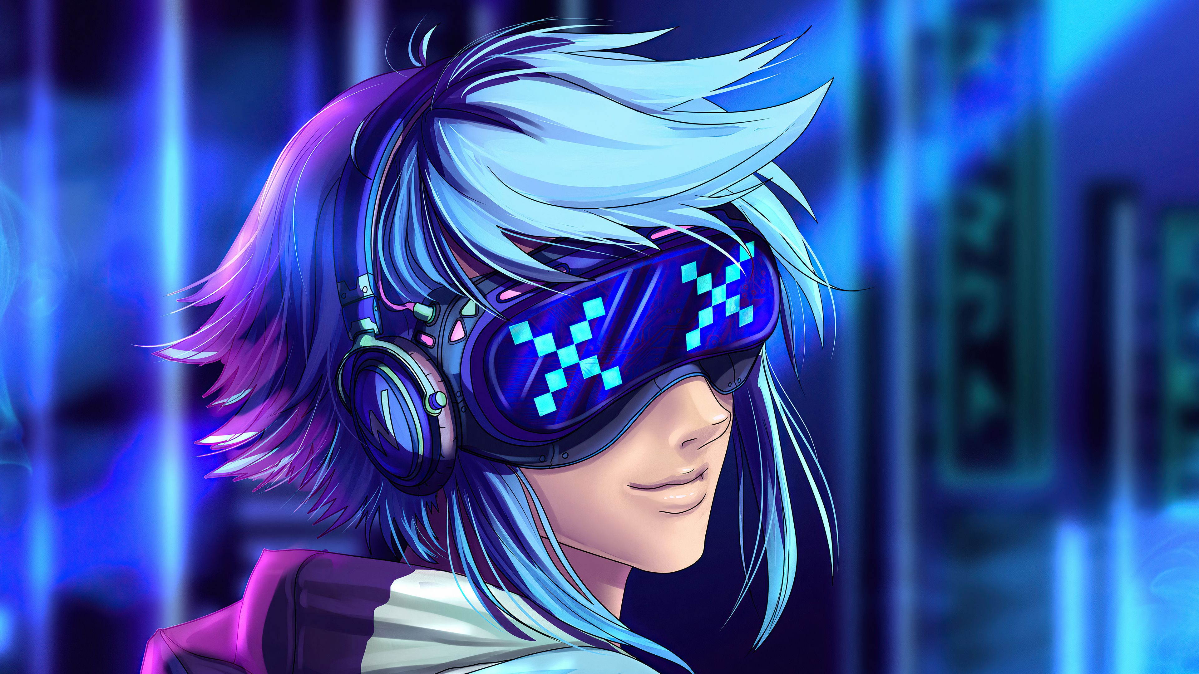 Neon Cool Guy 4k, HD Artist, 4k Wallpapers, Image, Backgrounds, Photos and Pictures