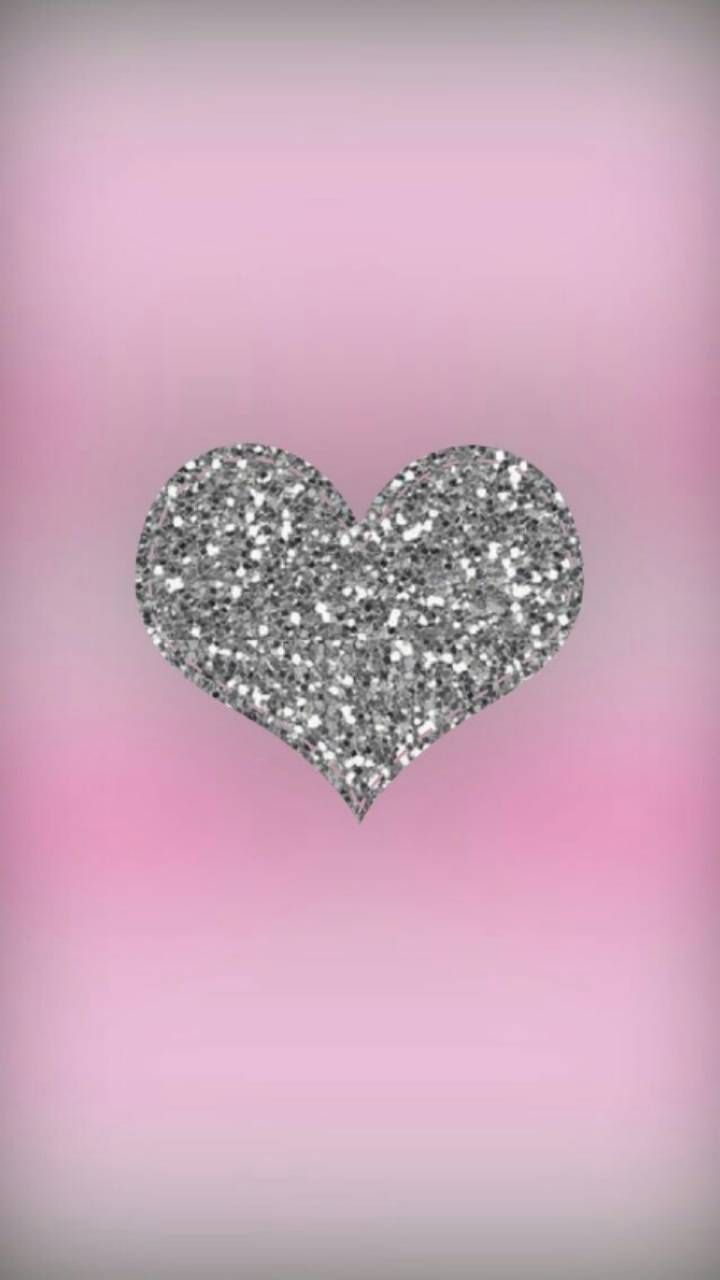 Glitter Heart Wallpaper