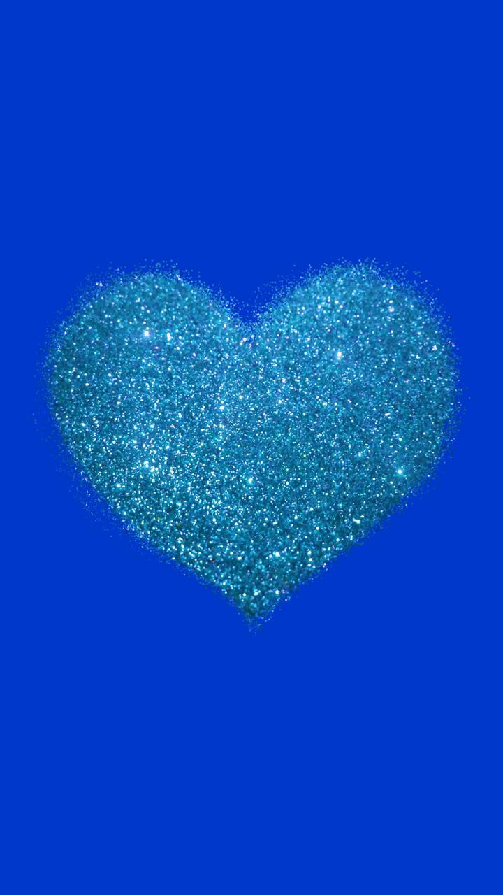 Download Heart Glitter Wallpaper HD