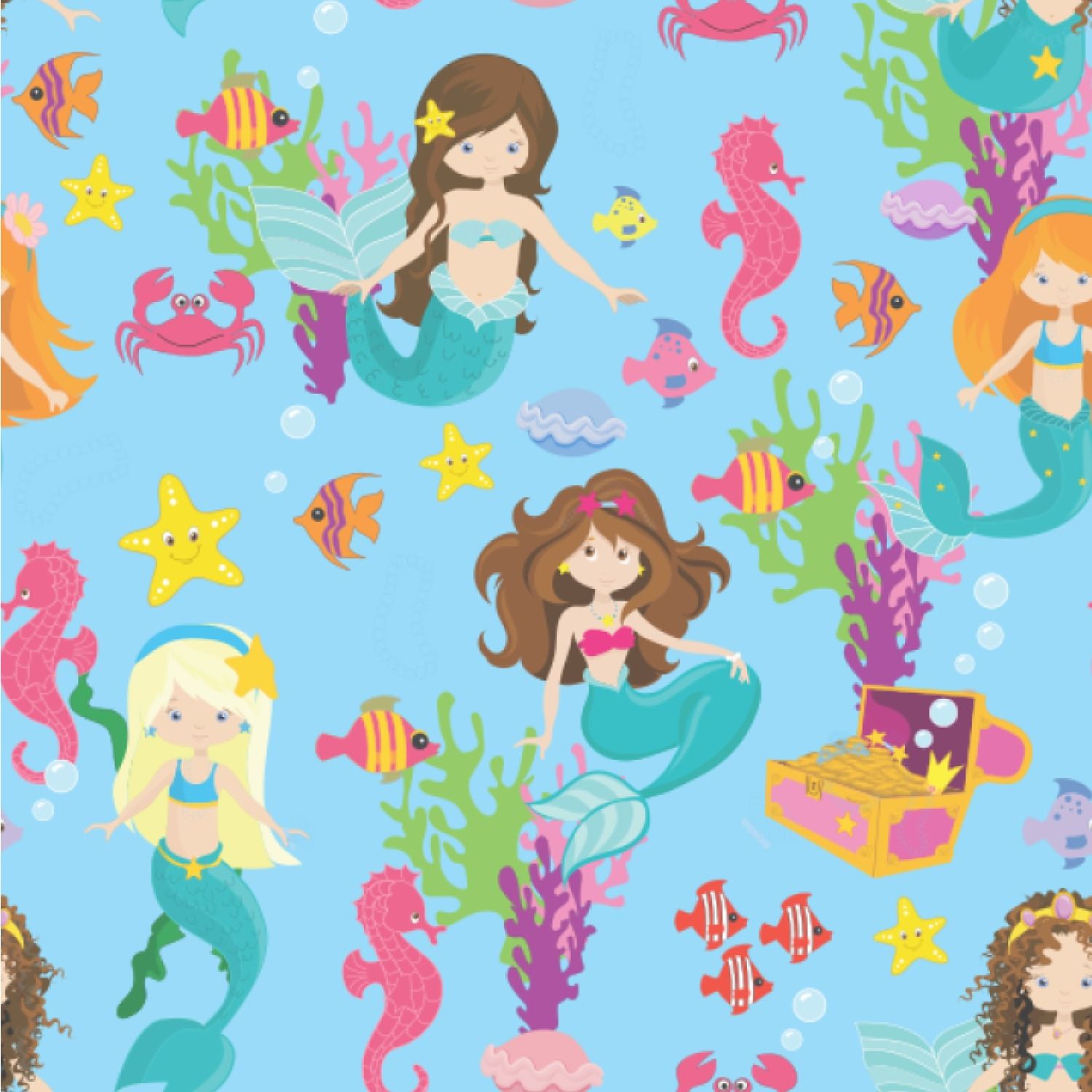 Mermaids Wallpaper & Surface Covering