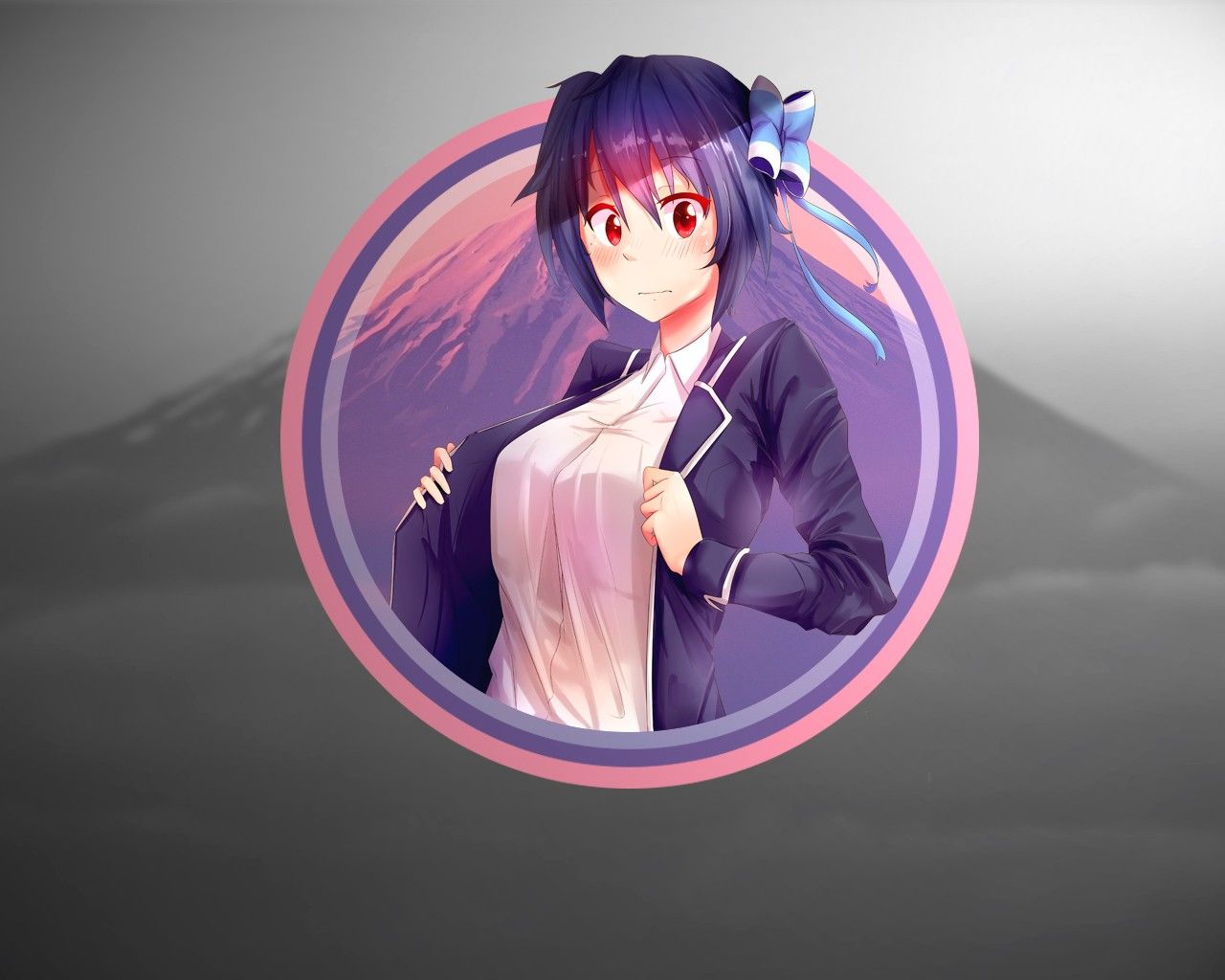 Wallpaper, Nisekoi, anime girls, Tsugumi Seishirou 1280x1024