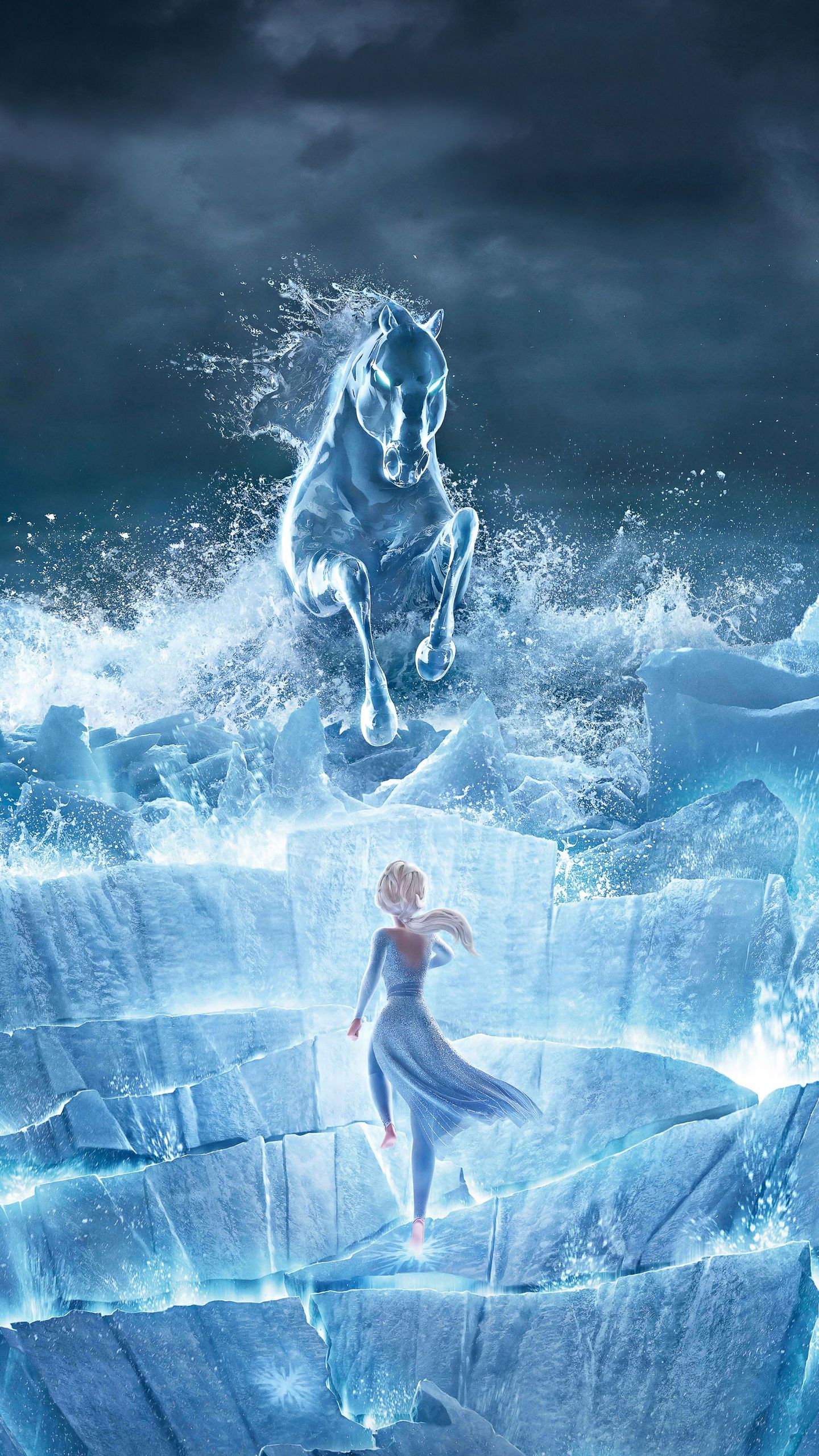 Elsa Wallpaper 4K, Frozen 2, The Nokk
