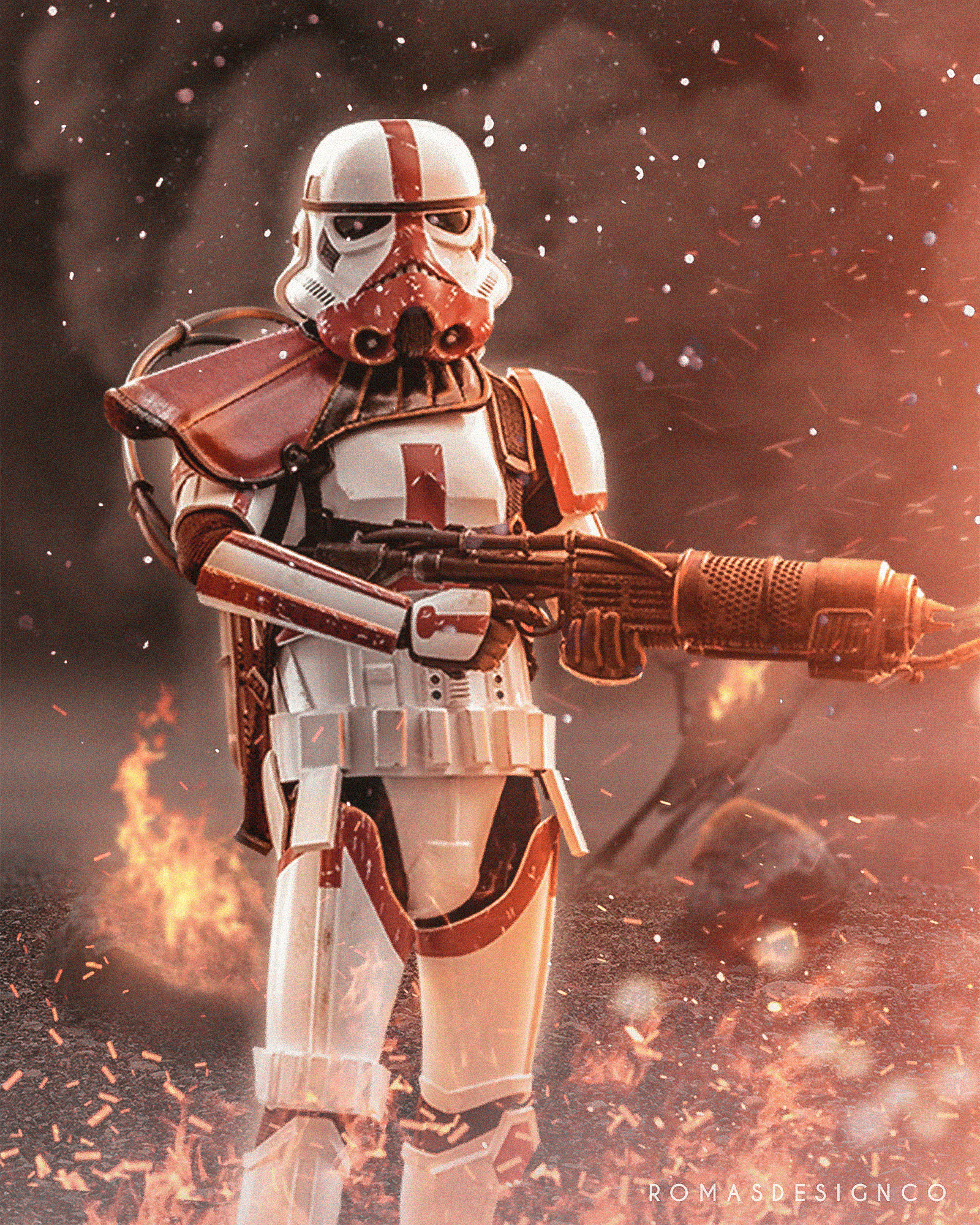 Took an image of the Hot Toys Incinerator Stormtrooper and decided to make a poster
