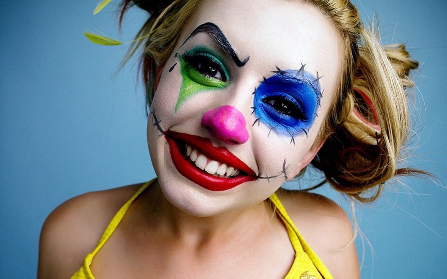 happy clown faces makeup