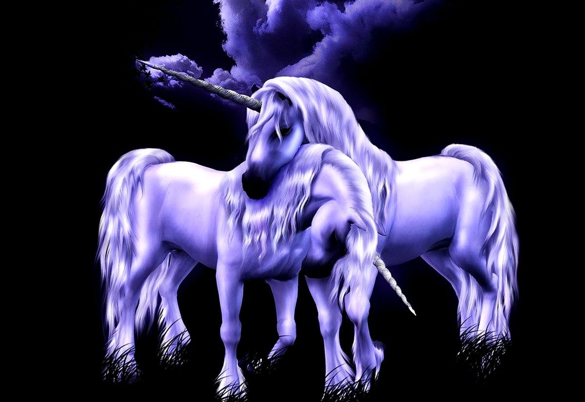 Aesthetic wallpaper Mythical Animals, Unicorn, Horse. Free TOP wallpaper