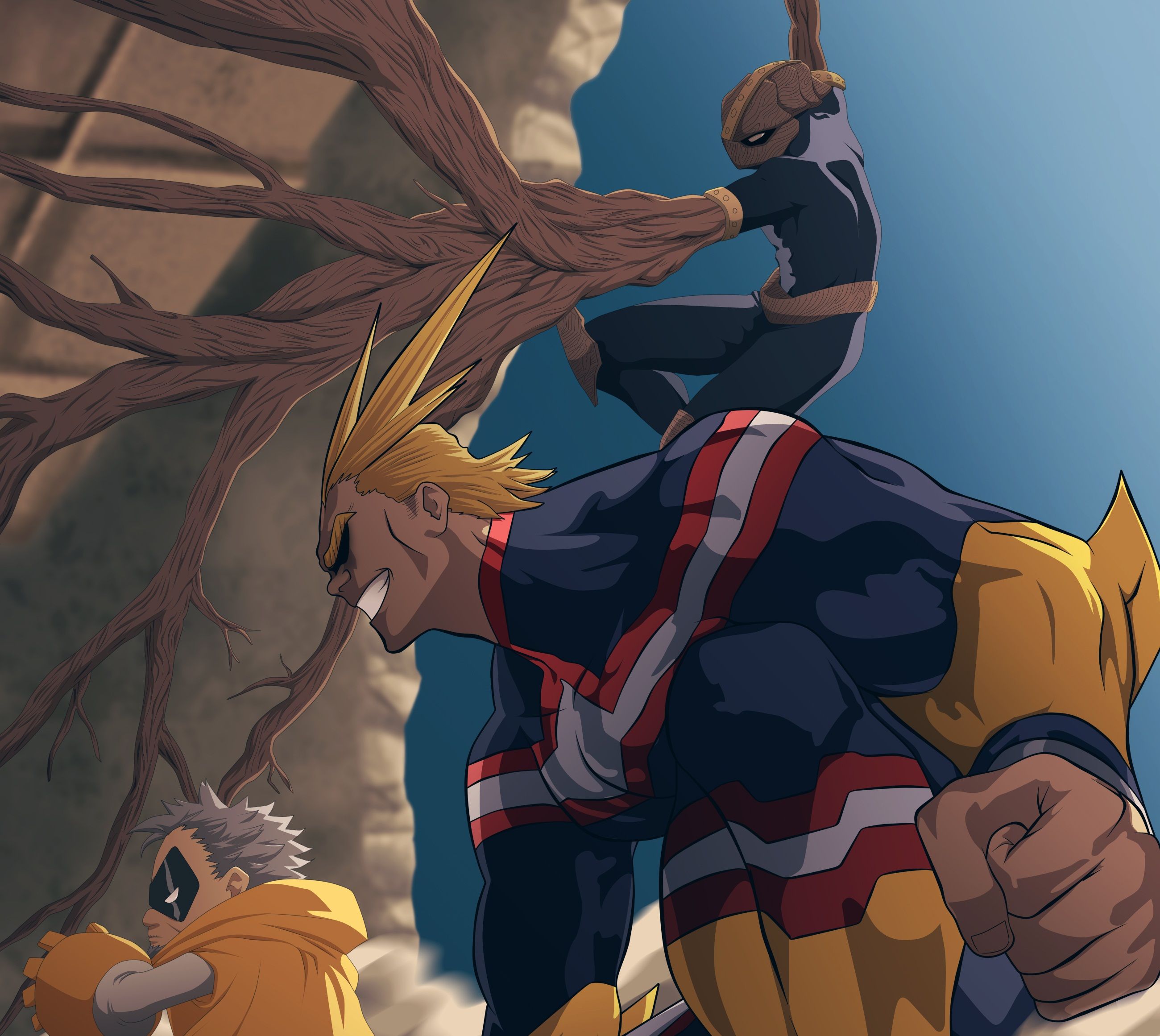 All Might, Sorahiko (My Hero Academia), Shinji Nishiya, Toshinori Yagi wallpaper