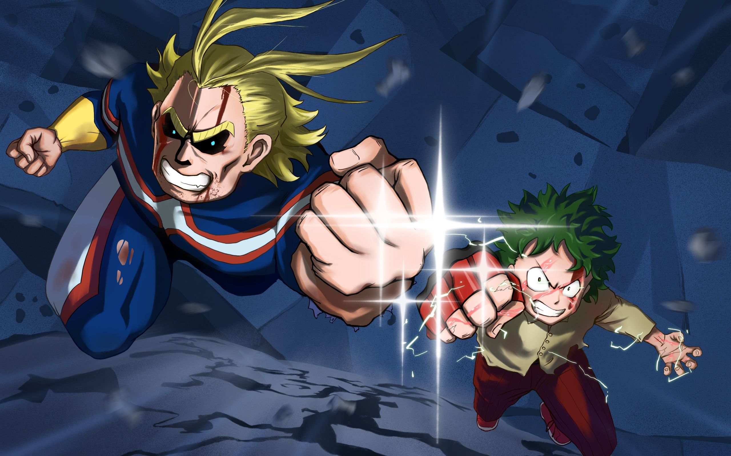 All Might, Izuku Midoriya, Toshinori Yagi, Movie Wallpaper & Background Image