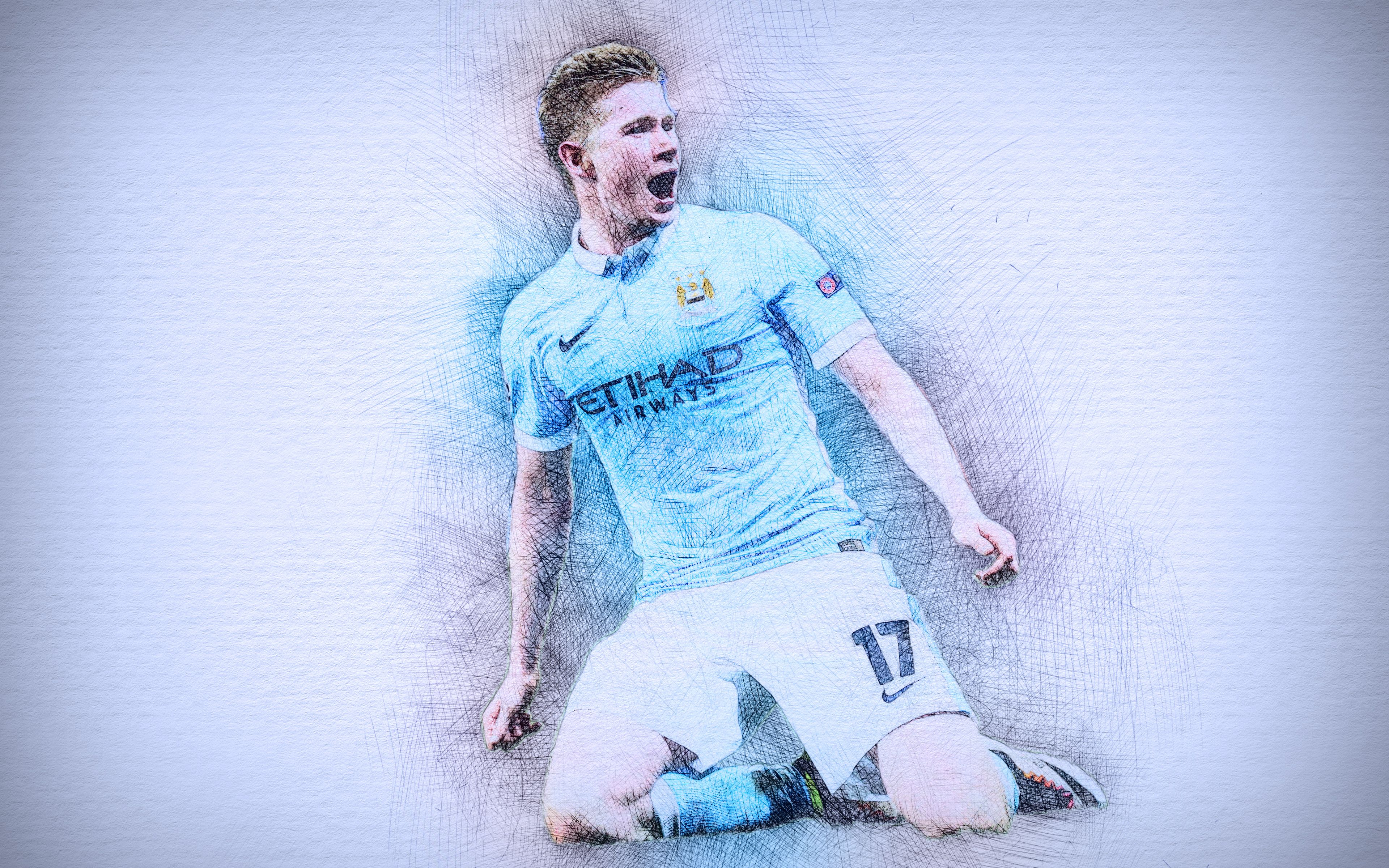 Manchester City F.C., Belgian, Kevin De Bruyne, Soccer wallpaper