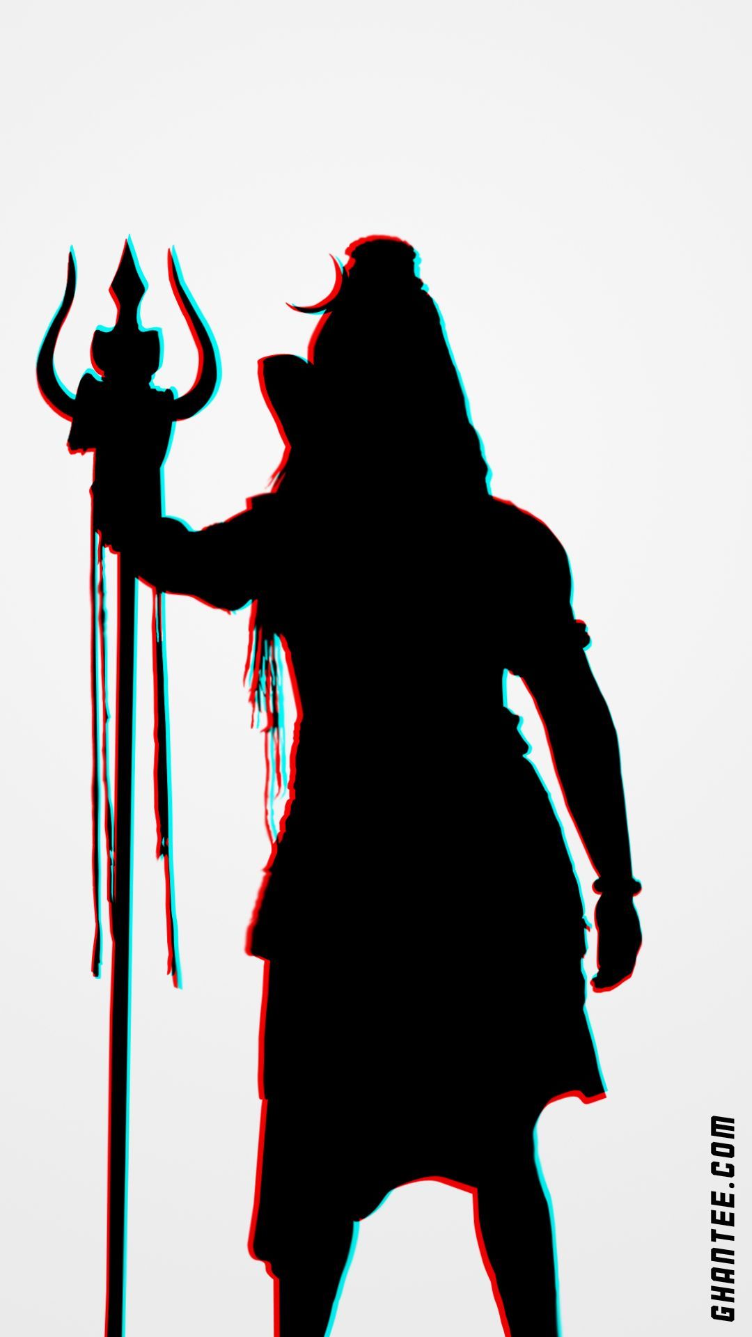 Lord Shiva 3D Wallpaper Hd Phone Background Anaglyph. Lord Shiva HD Wallpaper, Lord Ganesha Paintings, Lord Shiva Painting