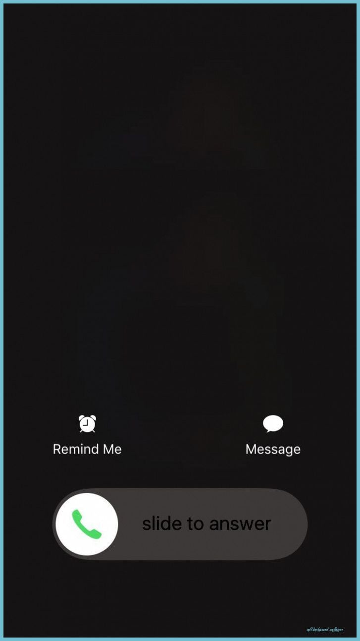 incoming call background