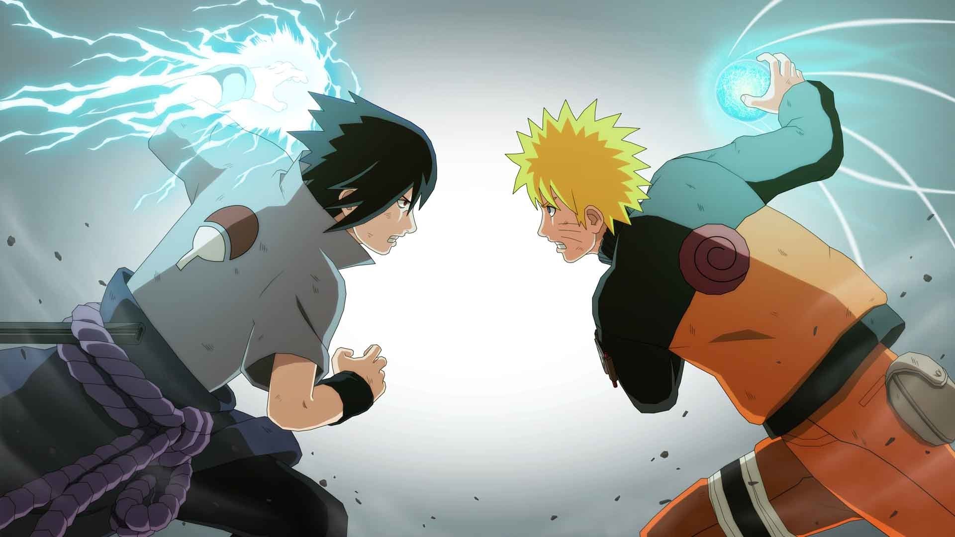 Naruto And Sasuke Fighting Wallpapers Wallpaper Cave