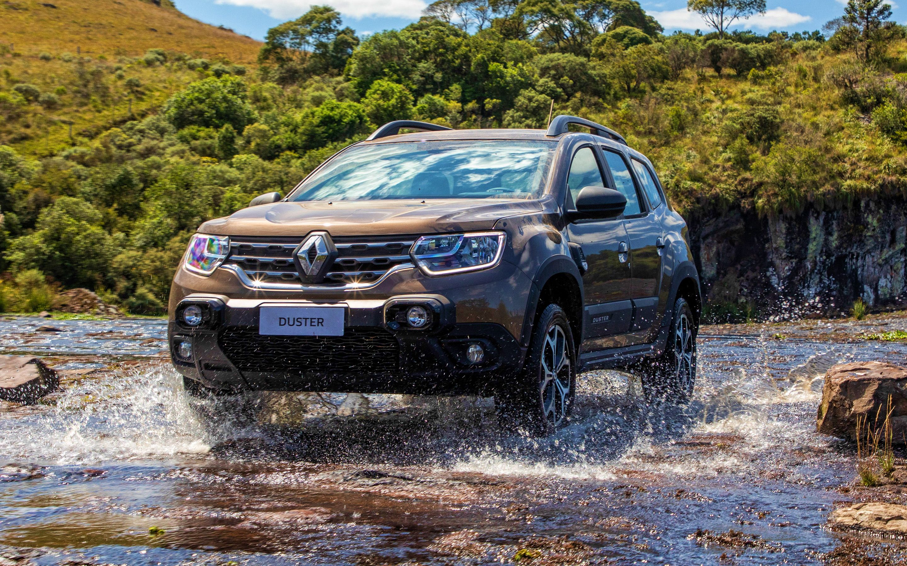 Download Wallpaper 4k, Renault Duster, Car In River, 2020 Cars, BR Spec, Offroad, 2020 Renault Duster, French Cars, Renault For Desktop With Resolution 2880x1800. High Quality HD Picture Wallpaper