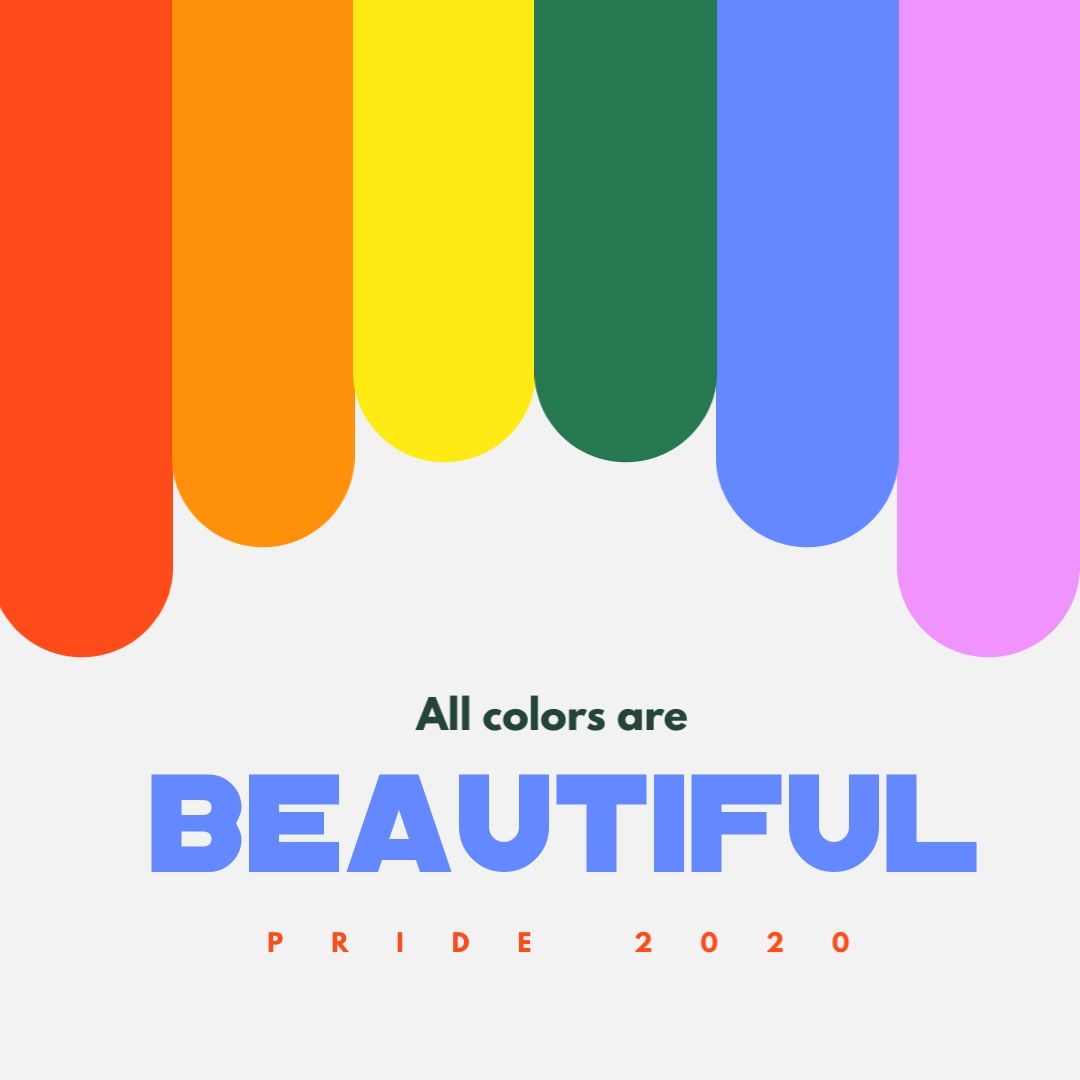 Pride Colors Instagram Post