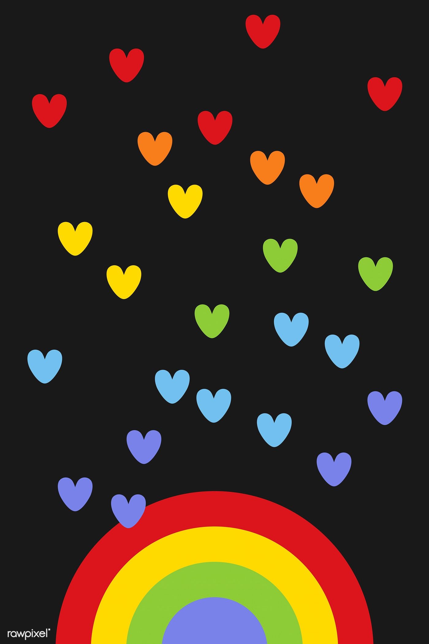 LGBT Heart Wallpaper Free LGBT Heart Background