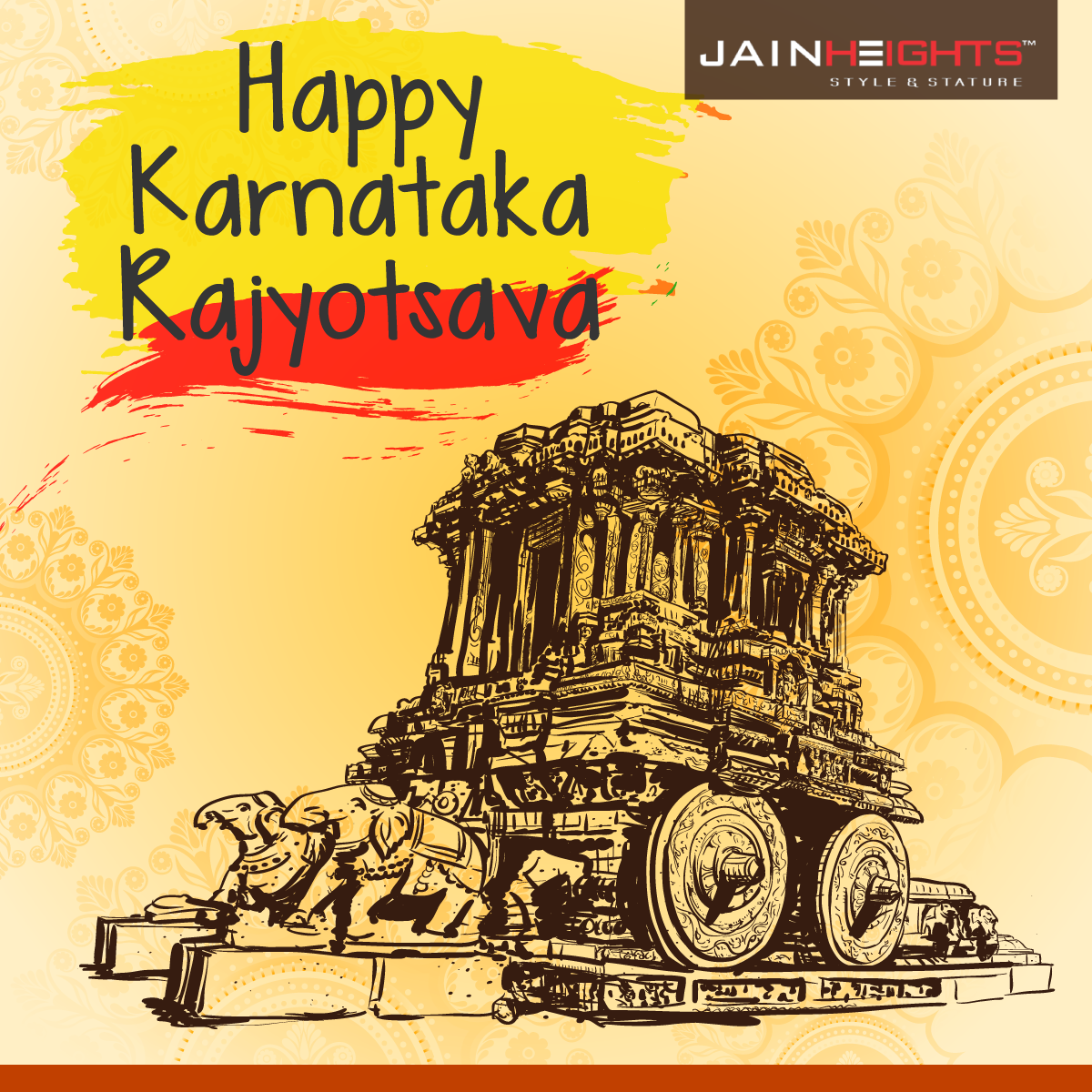 We wish our dear patrons a very Happy Karnataka Rajyotsava!. Karnataka, Indian flag image, My picture