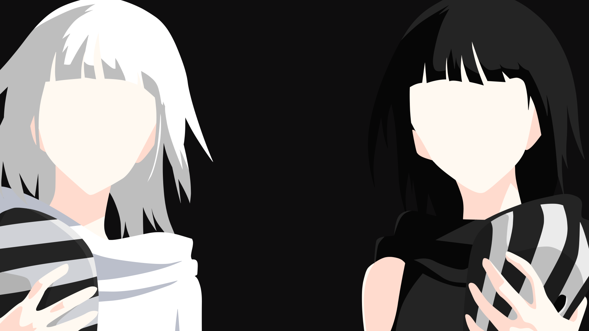 One Eyed Ghoul Twins Ghoul Minimalist HD Wallpaper