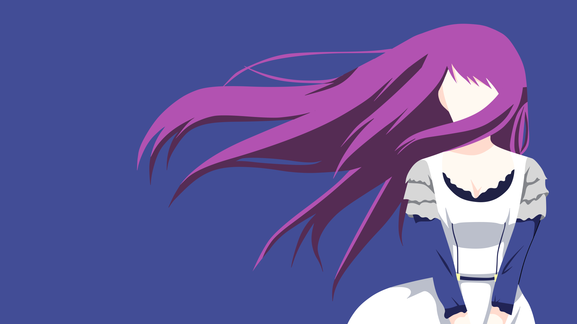 Rize Tokyo Ghoul Minimalist HD Wallpaper