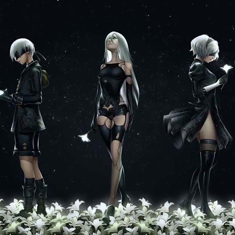 2B, 9S and A2: Automata live wallpaper [DOWNLOAD FREE]