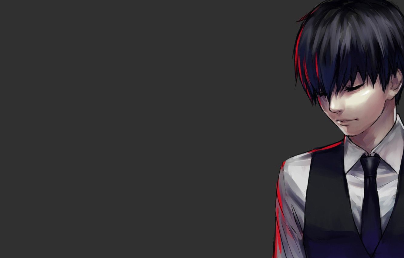 Wallpaper minimalism, Tokyo Ghoul, Ken Kanek, Tokyo Ghoul, The Kaneko Ken, the waiter image for desktop, section прочее