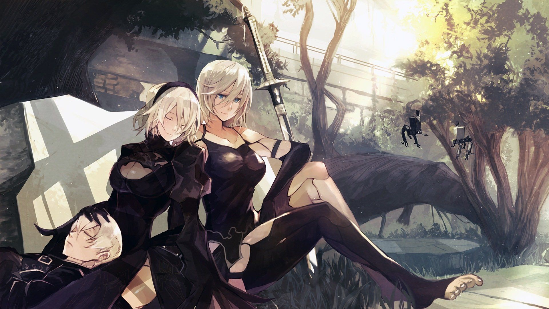 NieR: Automata 2B and 9S HD Wallpaper