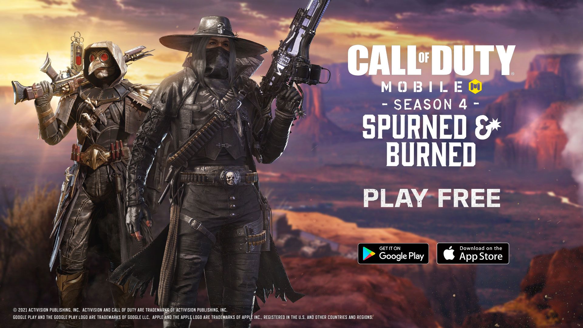 Announcement: Welcome to the Wild West in Spurned & Burned, Season 4 of Call of Duty®: Mobile