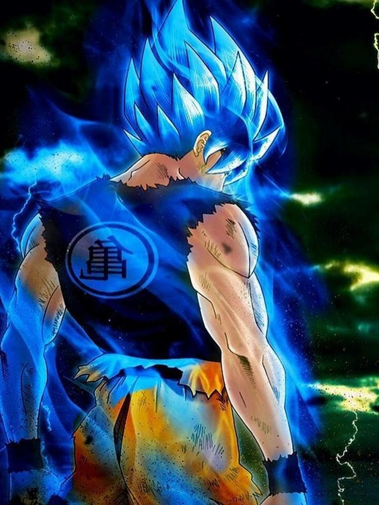 Goku Blue 3, hero, super, HD wallpaper