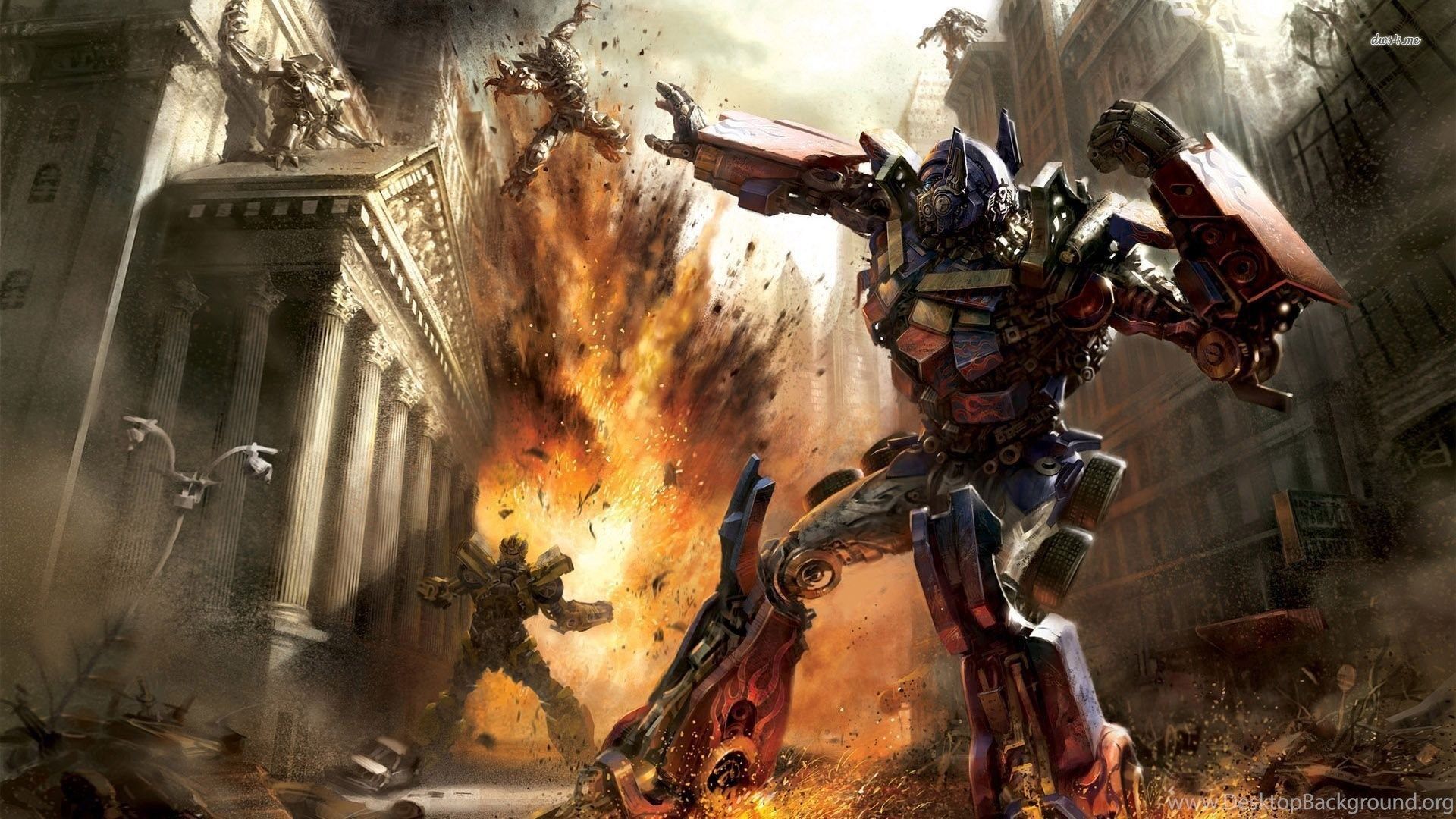 Megatron Optimus Prime And Bumblebee Transformers Wallpaper. Desktop Background