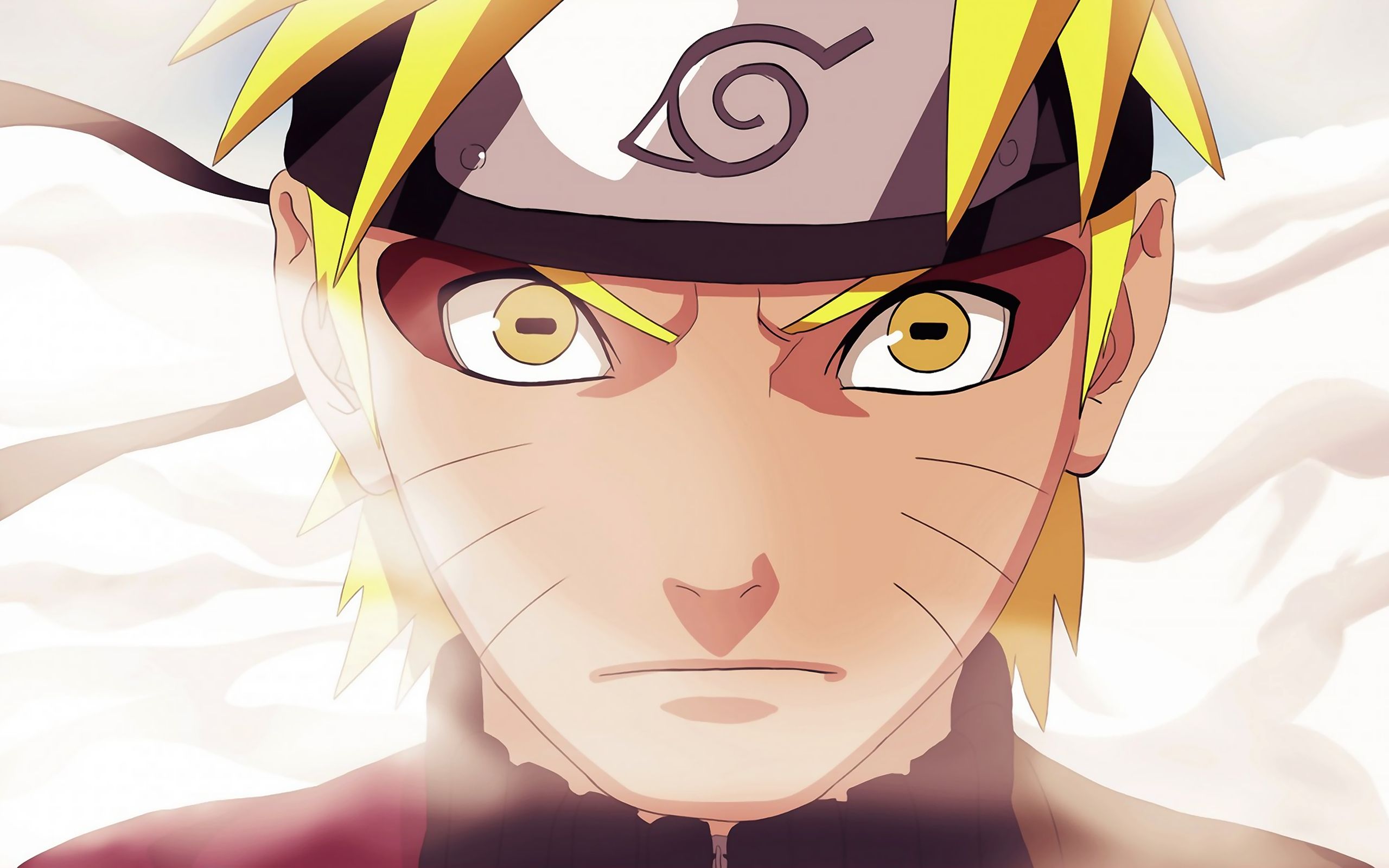 Wallpaper, boy, naruto, look, anger, face 2560x1600