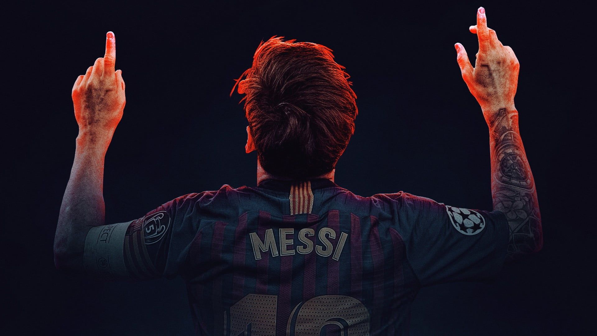 Messi Dark Wallpapers - Wallpaper Cave