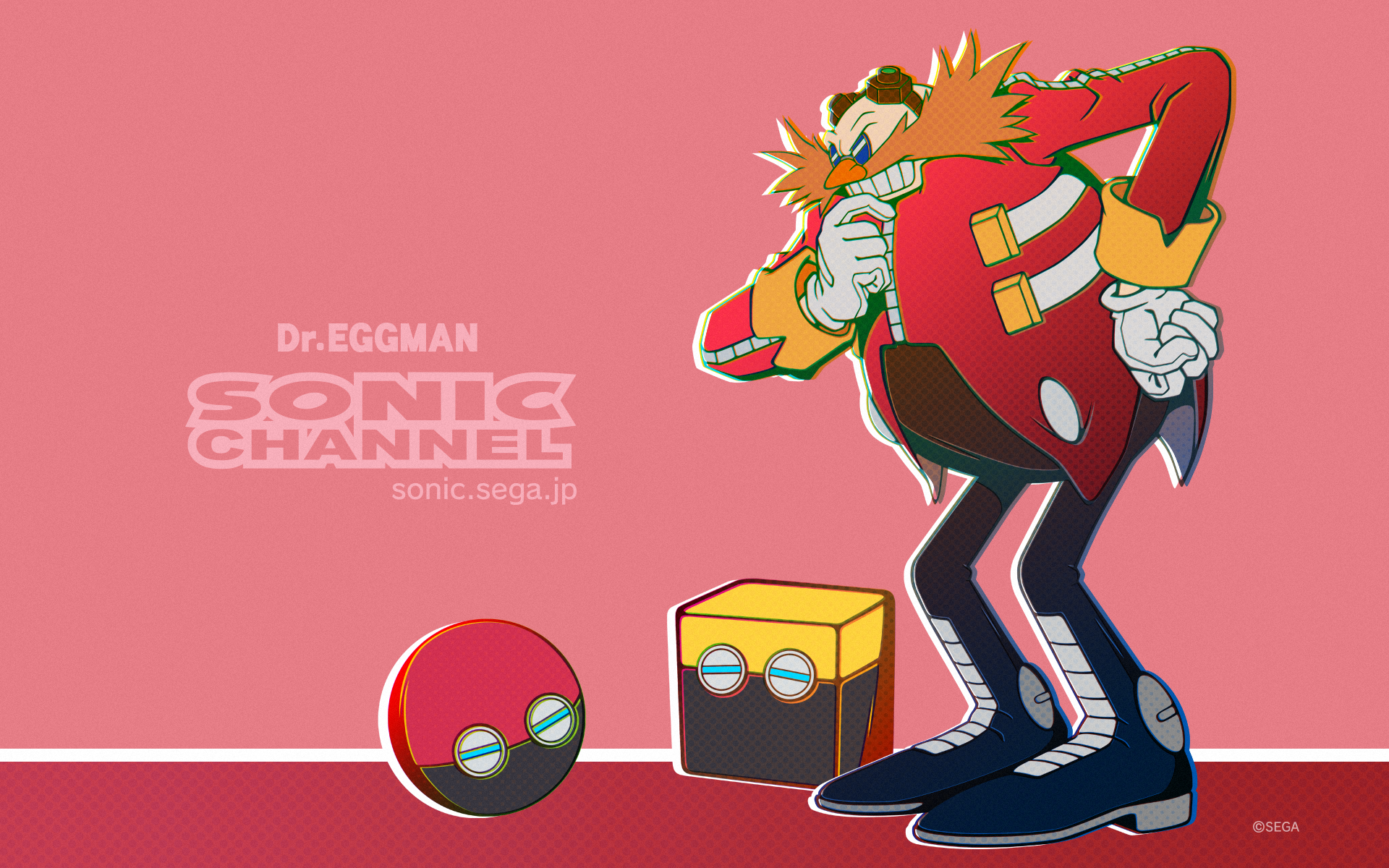 December's Sonic Channel art featuring Dr Eggman