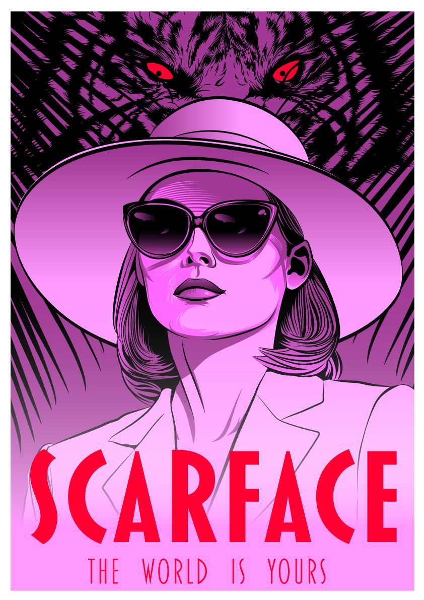 Scarface (1983) HD Wallpaper From Gallsource.com. Scarface movie, Scarface poster, Movie posters