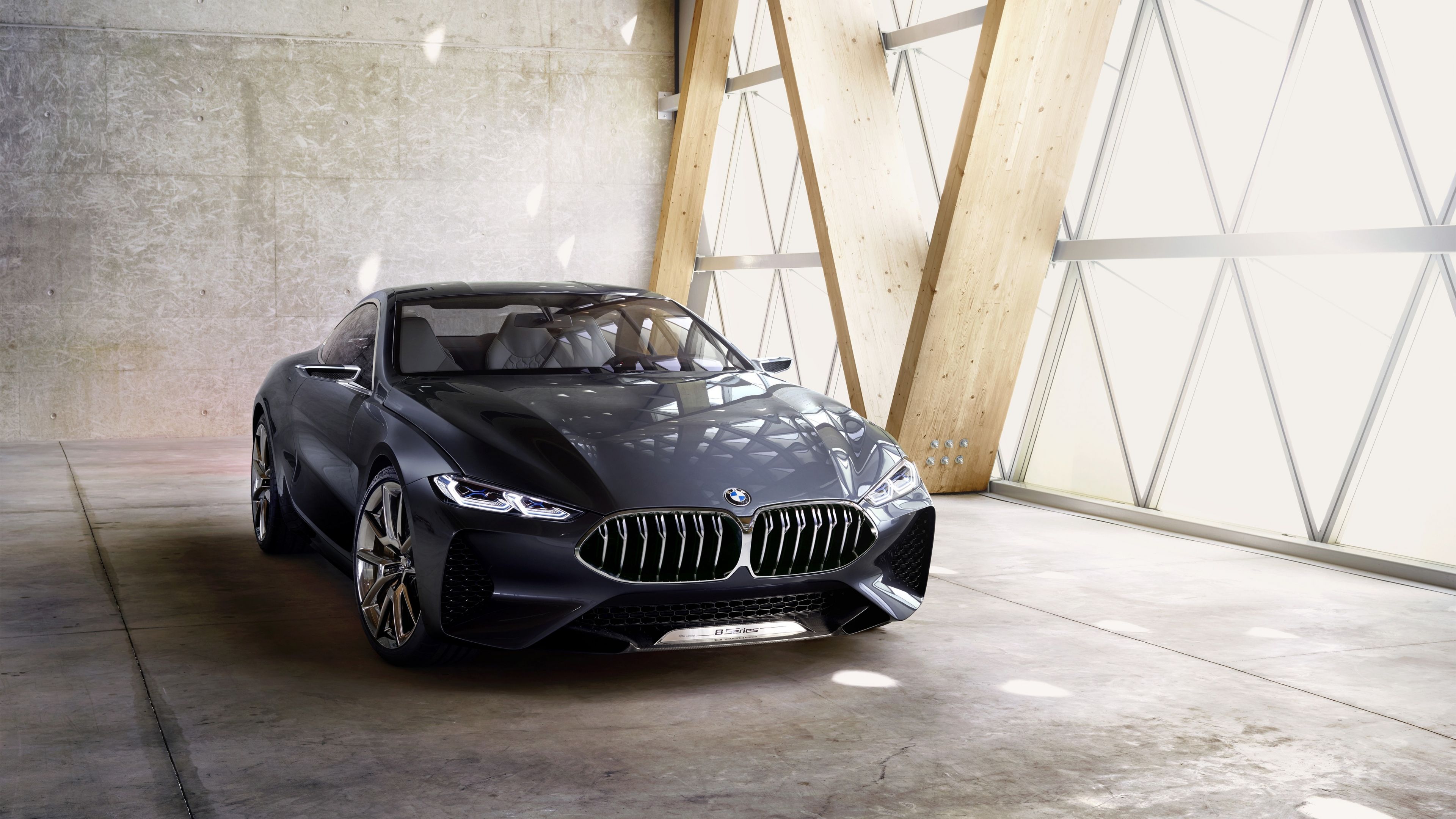 Download 3840x2160 wallpaper bmw concept 8 series, showroom, front, 4k, uhd 16: widescreen, 3840x2160 HD image, background, 5583