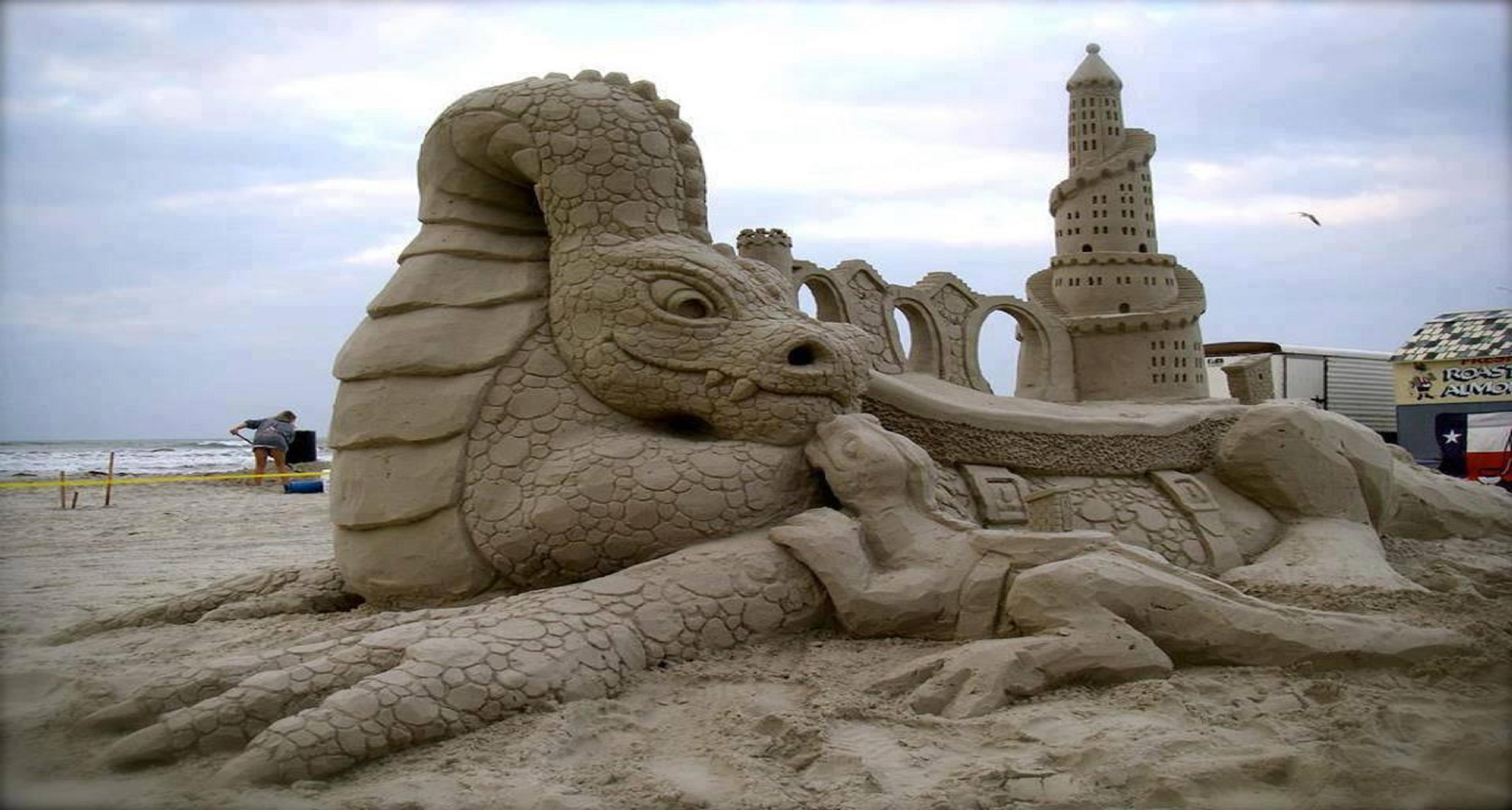 Free download The sand castle 152533 High Quality and Resolution Wallpaper [3360x1800] for your Desktop, Mobile & Tablet. Explore Sand Castle Wallpaper. Hogwarts Castle Wallpaper, Howl's Moving Castle Wallpaper