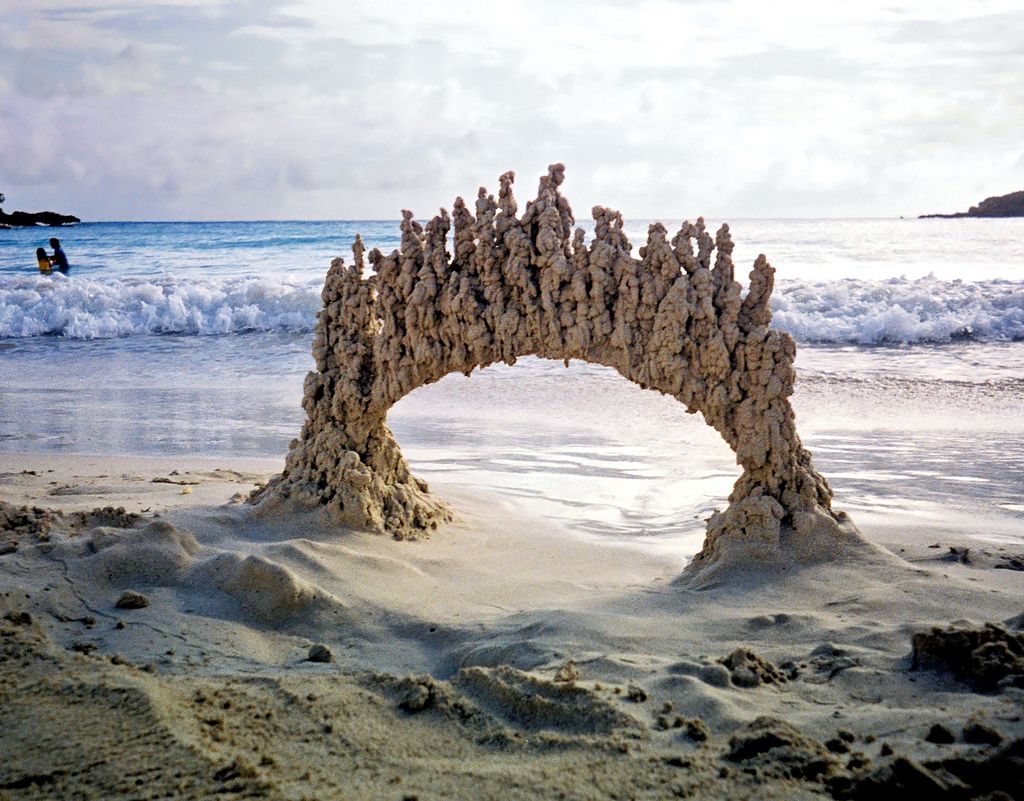 Peculiar Abstract Sandcastles by 'Sandcastle Matt'
