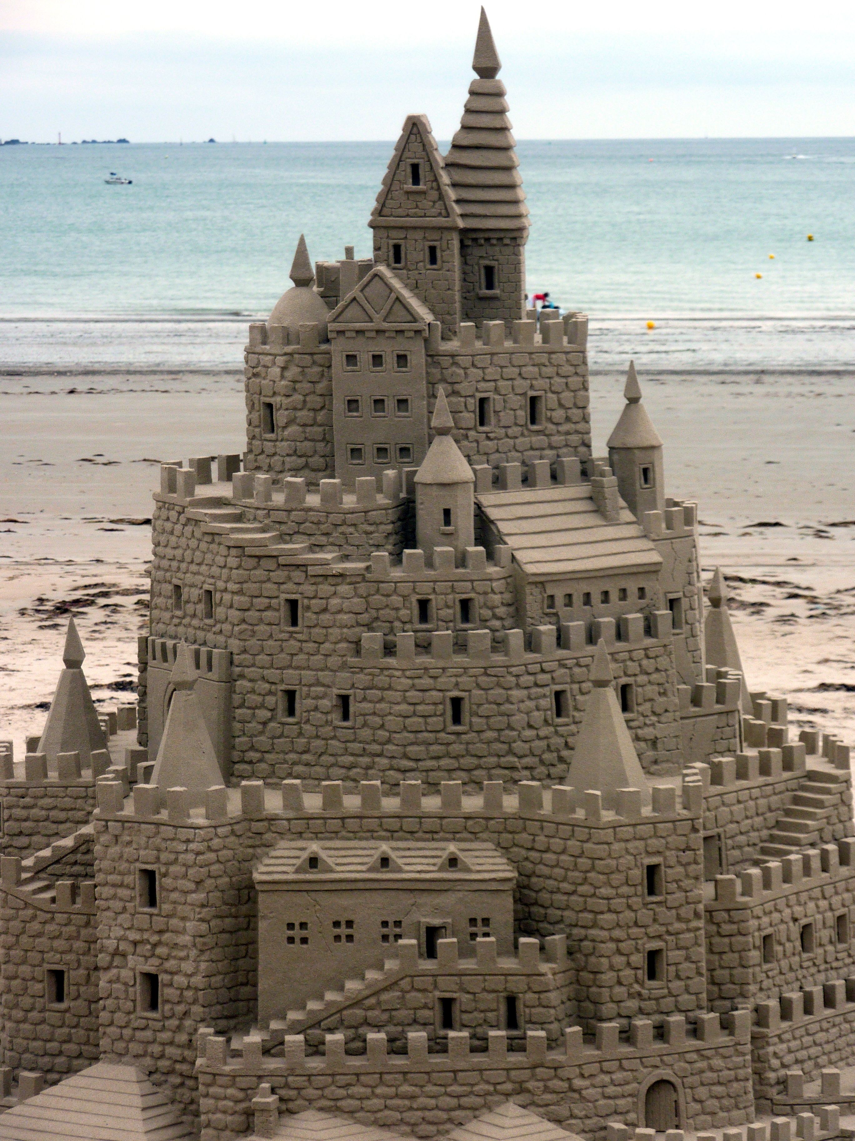 Free photo: Sand Castle, Architecture, Building