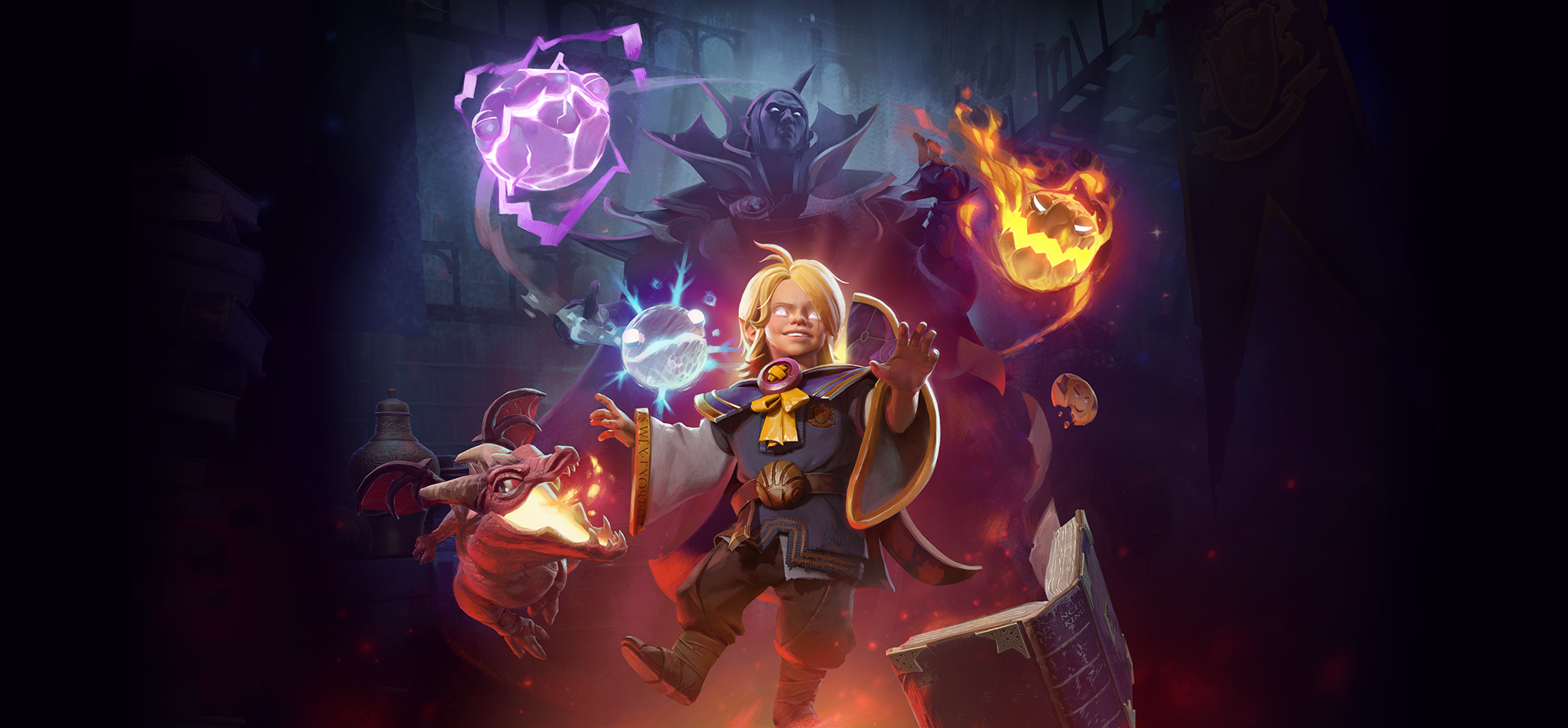Dota 2 OF THE LOST ARTS. Young Invoker Hero Persona