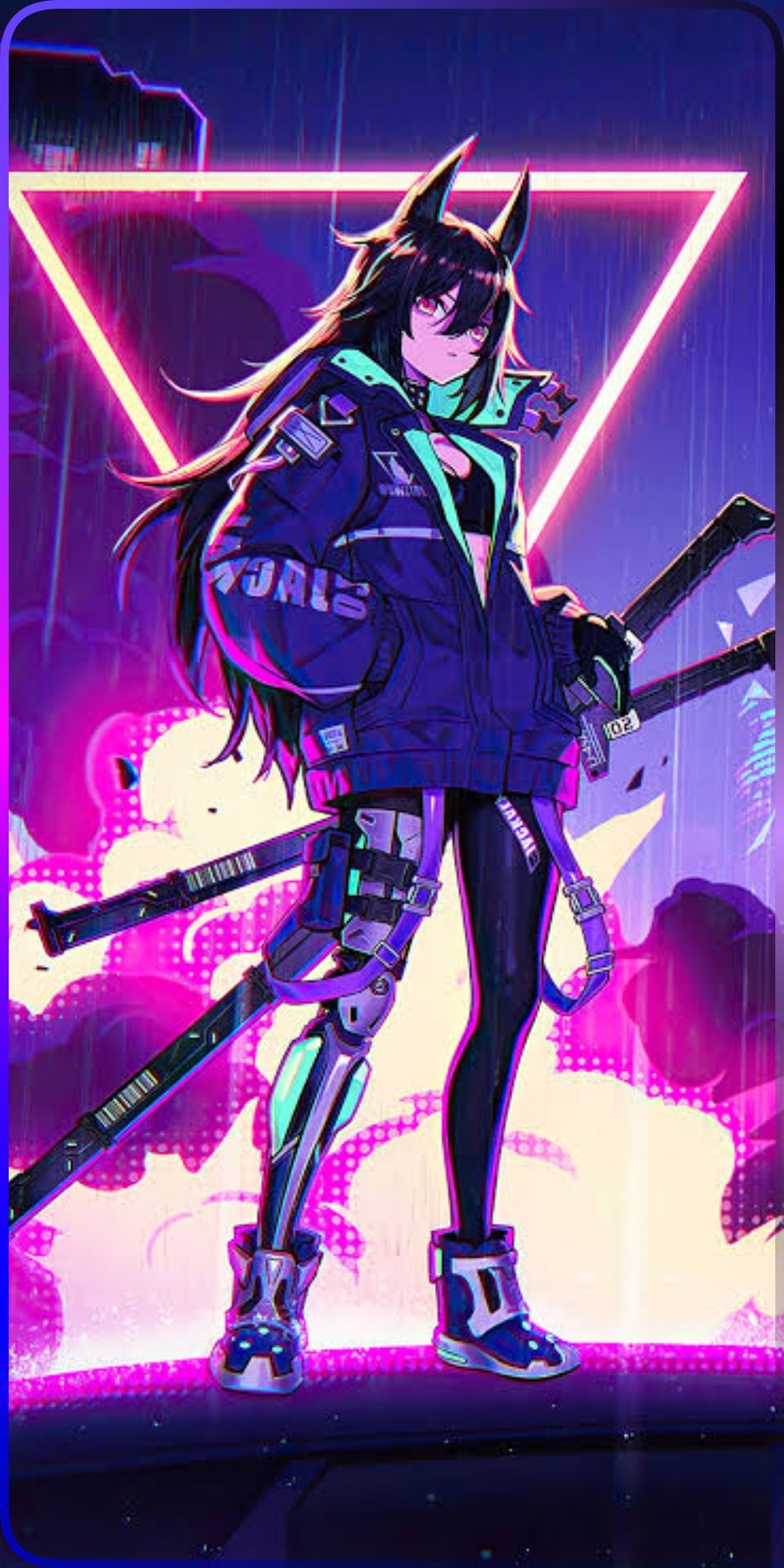 Neon wallpaper. Cyberpunk anime, Anime, Anime character design