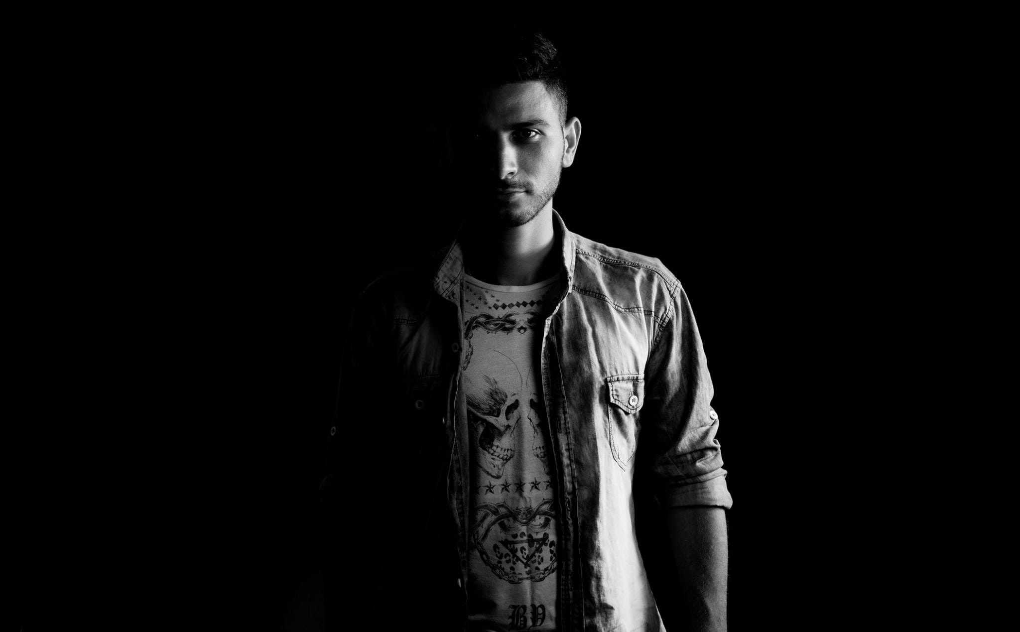 Male Black and White Wallpaper