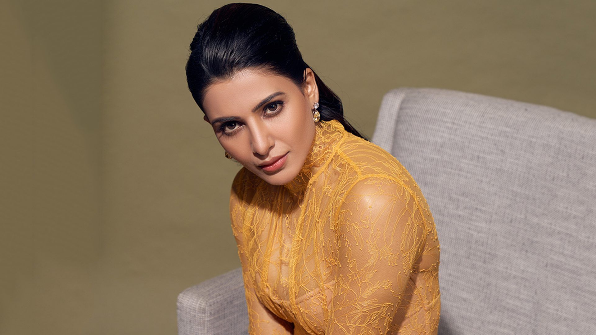 Bookmark Samantha Akkineni's risqué lace bustier dress for your next cocktail event
