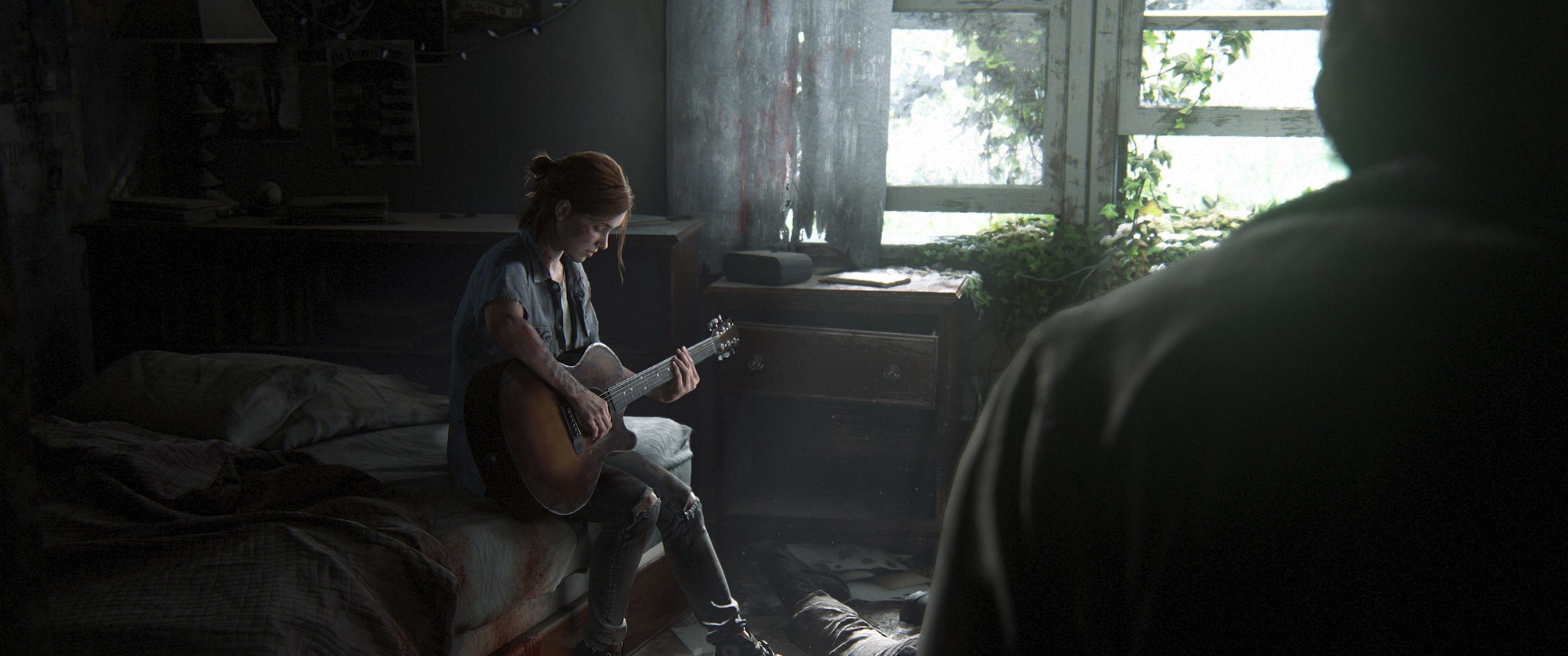 The Last of Us Part 2 Ellie Playing Guitar 4K Wallpaper