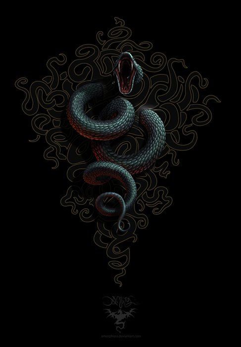 Snake art ideas. snake art, art, snake