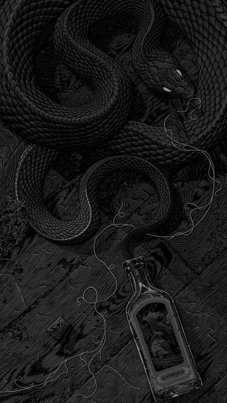 wallpaper #iphone #android #background #followme. Snake wallpaper, Black aesthetic wallpaper, Snake art