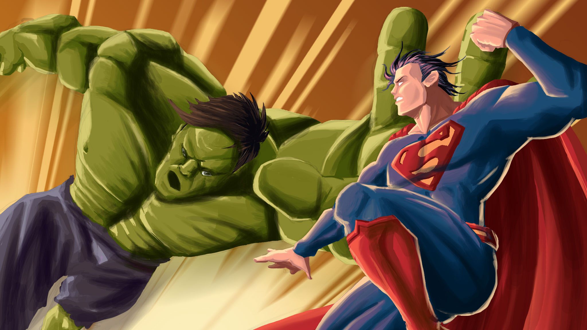 Hulk Vs Superman, HD Superheroes, 4k Wallpaper, Image, Background, Photo and Picture